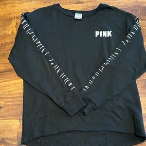 PINK crewneck sweatshirt.. EUC.. size XS